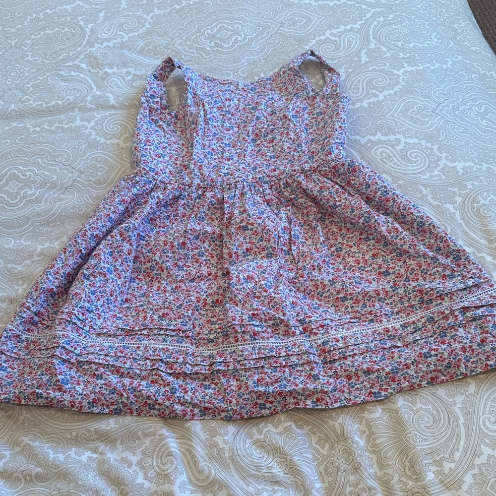 Ralph Lauren Floral Kids Dress - Pink and Blue
